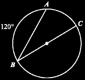 The value of. What is the value of? 18. In the circle shown, is the diameter and. What is the measure of? 19. Circle P is dilated to form circle P.