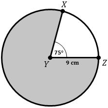 4.5 in. Analytical Geometry- Common Core Diagnostic Test -1 20. Circle with center P has tangents and and chords and, as shown in the figure. The measure of. What is the measure, in degrees, of? 21.