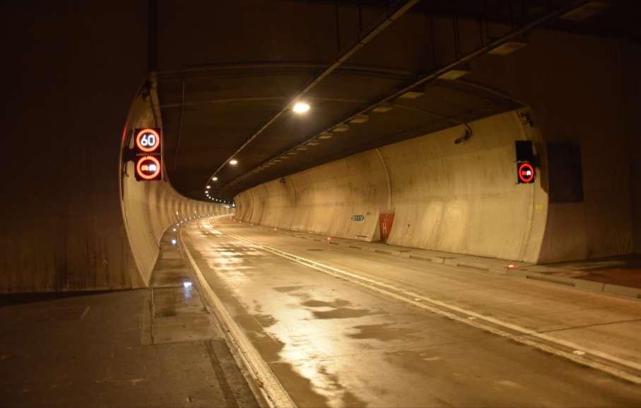 Clearance Check in Tunnel Karawanks Tunnel (Karawanken