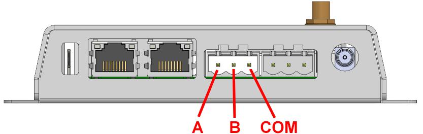 Installation 9 (26) 2.3.6 RS-485 Serial Interface (3-pin) Fig. 7 RS-485 connector The RS-485 interface can be used for multiple Modbus RTU devices.