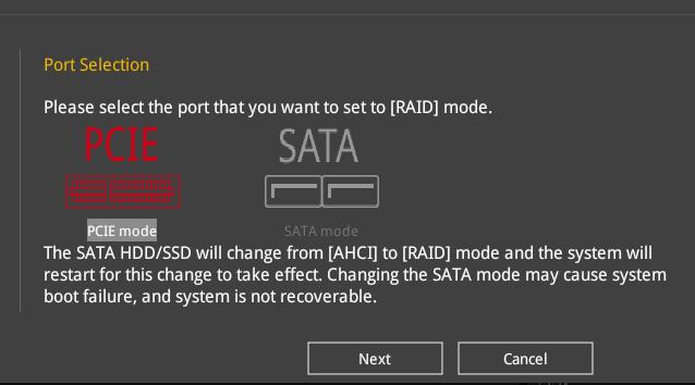 3.2.4 EZ Tuning Wizard EZ Tuning Wizard allows you to easily set RAID in your system using this feature. Creating RAID To create RAID: 1.