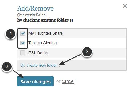 Click the Star icon to add the Chart to the Favorite folder(s) The Add/Remove pop-up opens 2.