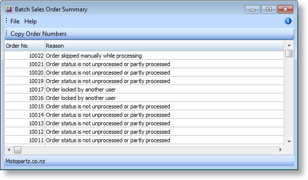 Bulk Sales Order Supply Enhancements EXO Business 2015.1 This release contains a variety of improvements that make the Sales Order batch supply process more robust.