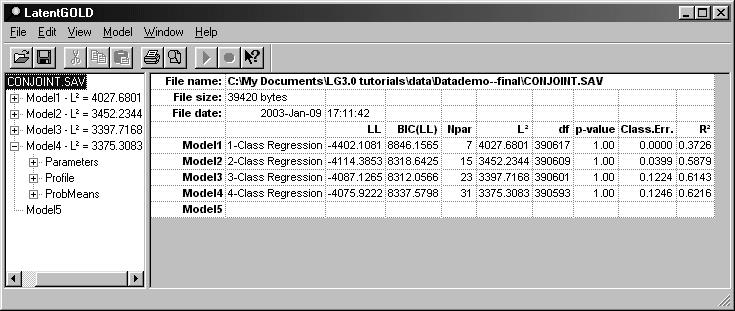 CHAPTER 7. TUTORIALS Figure 7-59: Regression Analysis Dialog Box with Initial Settings Click Estimate (located at the bottom right of the Analysis dialog box).