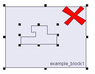 ***If the block is protected, the hole will get filled, but will be a separate polygon from the surrounding polygon. This is how to create embedded polygons, discussed later. a. To unselect a polygon, click the Select to Protect button from the Digitizing Window.
