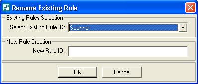 144 Chapter 9 Renaming a Rule The next three sections in this chapter will show you how to use the features that are available in the Scanner for working with entire rules.