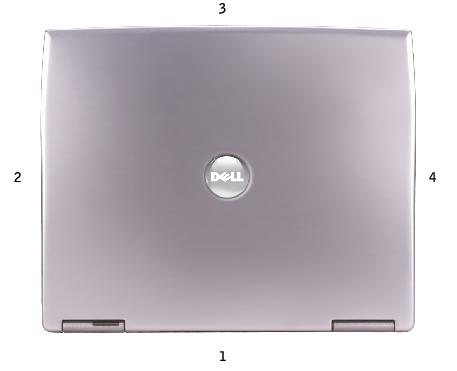 Before You Begin: Dell Latitude D500 Service Manual Computer Orientation 1 back 2 right 3 front 4 left Screw Identification When you are removing and replacing components, photocopy "Screw