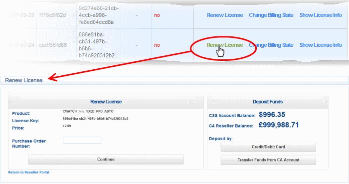 License for more details. Change Billing State Allows you to set the license for auto-renewal.