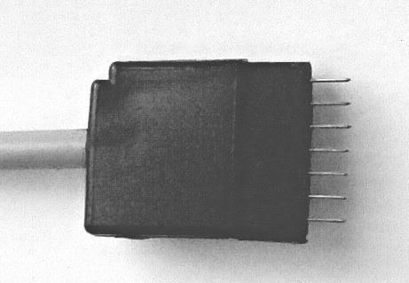 B) The parametering adapter with RS232 port, which can be plugged instead of an interface module. This adapter can be ordered as accessory (Order No.