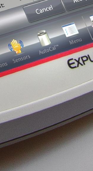 Explorer Analytical and Precision Balances Intelligent CALIBRATION AutoCal ensures performance and assists with routine
