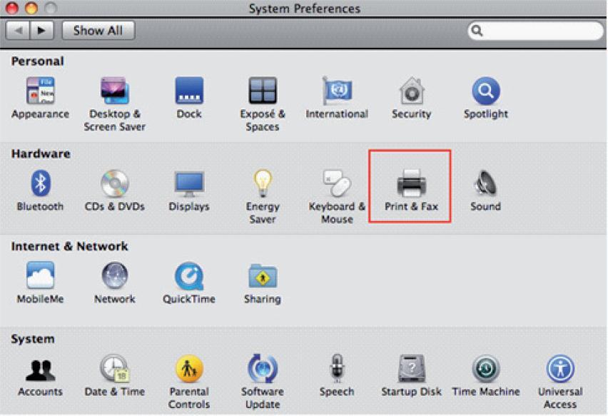 8. On the MAC OSx browse to the Apple menu and select System Preferences.