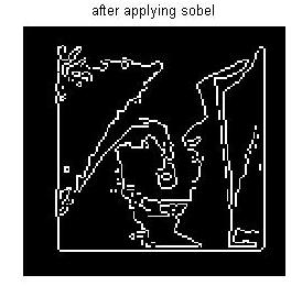 Thus the ANFIS based System extract the edges with a very high efficiency. Figure 6(a).Original image Figure 6(c).Edge detection using the Roberts operator Figure 6(b).