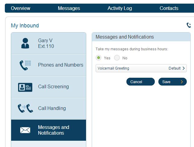 RingCentral Office@Hand from AT&T Start-up Guide for Users Settings > My Inbound To use Call Flip When you are on a phone call, press the asterisk key ( ) and a digit corresponding * to the device to