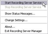 123.123.123) or host name (example: ourserver) of the Management Server to which the recording server should be connected.