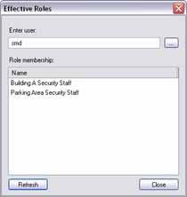 Management Client: System Administration NetEVS 3.1 User Manual From the overview pane (when working with roles), by right-clicking anywhere inside the pane, then selecting Effective Roles.