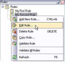 Management Client: System Administration NetEVS 3.1 User Manual Tip: To view step-by-step descriptions of how to create typically required rules, see How to Create Typical Rules. Editing a Rule 1.
