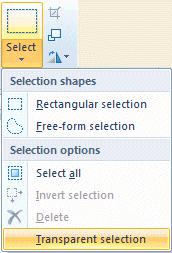The Image Menu Select Depending on the size of your window, the Image Menu will look like one of these.