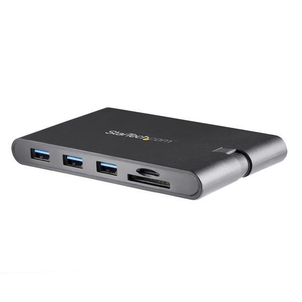 USB-C Multiport Adapter with HDMI and VGA - 3x USB 3.0 - SD - PD 3.0 - Wraparound Cable Product ID: DKT30CHVSCPD Turn your USB-C equipped laptop into a mobile workstation.