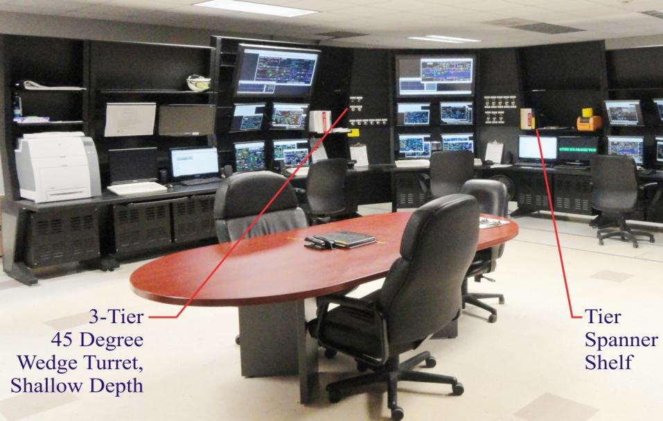 Command Center Furniture Monitor Tier Privacy Panels OPTIONS Our all black command center furniture provides