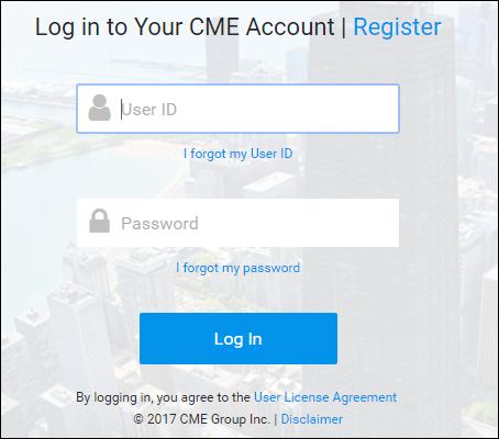 Accessing CME Request Center NR/Cert To access CME Request Center NR/Cert functions, users must have an active CME Group Login.