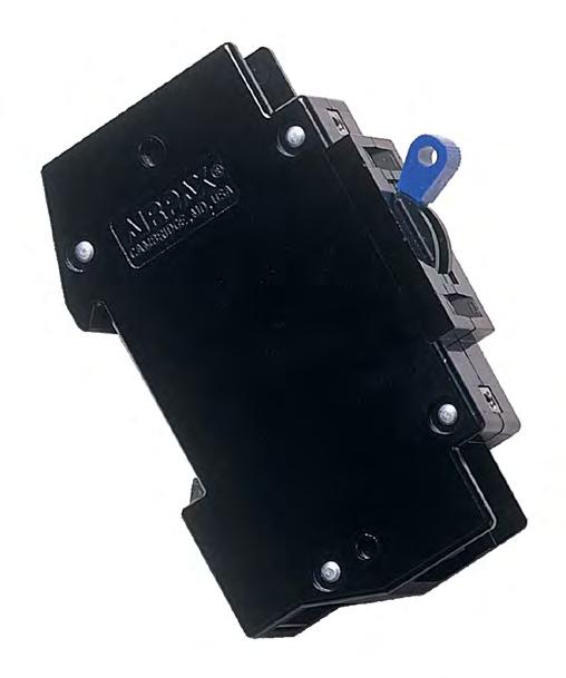 IELR Series Rail-Mount Hydraulic Magnetic Circuit Protectors INTRODUCTION Designed specifically for the 35mm symmetrical DIN rail, Airpax IALHR, IULHR and IELHR series Rail-Mount Magnetic circuit