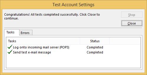 Select Yes Step 13 If the part of the test fails, go through the previous steps and