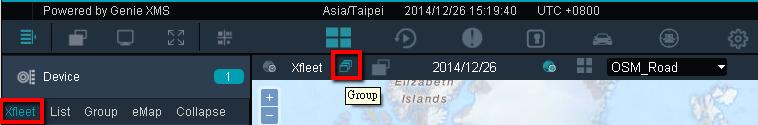3.8.2 Xfleet Group Setting You can create multiple groups to manage multiple fleet groups on this page. 1.
