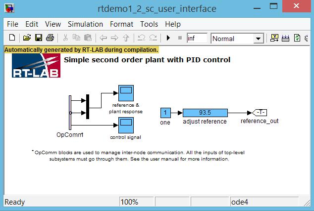 STEP 3. Load the Model The load process prepares the real-time target to perform the simulation. Software Create Your First Project 1. Click on the Load toolbar button.