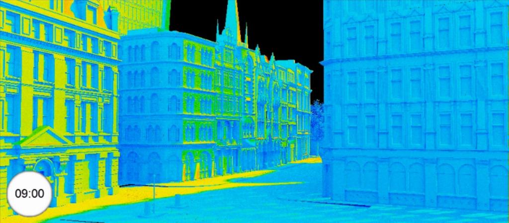 Analysis higher quality presentation of results For architecture iray provides accurate lighting analysis