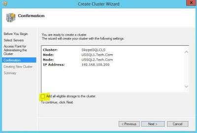 Once Windows Server Failover Cluster now