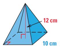 : Volumes of Pyramids and Cones Classwork 1. Find the volume of each pyramid a. b. 2. Find the volume of the cone in terms of. a. b. c. 3.