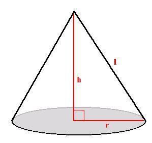 5. The vertex of a right cone has a 20 o angle and the slant height is 10 cm. Find the volume of the cone. 6.