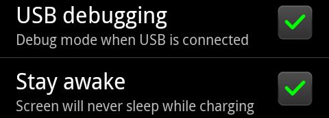 Running New App on Phone: Configuring Android Device Enable USB