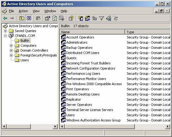 Security Groups Security groups are special folders inside Organizational Units (OU) Objects can be put in groups