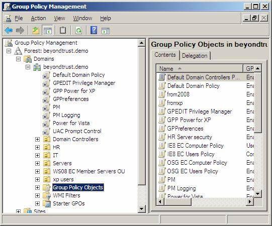 Multiple Group Policies Can have many sets of policies Helps