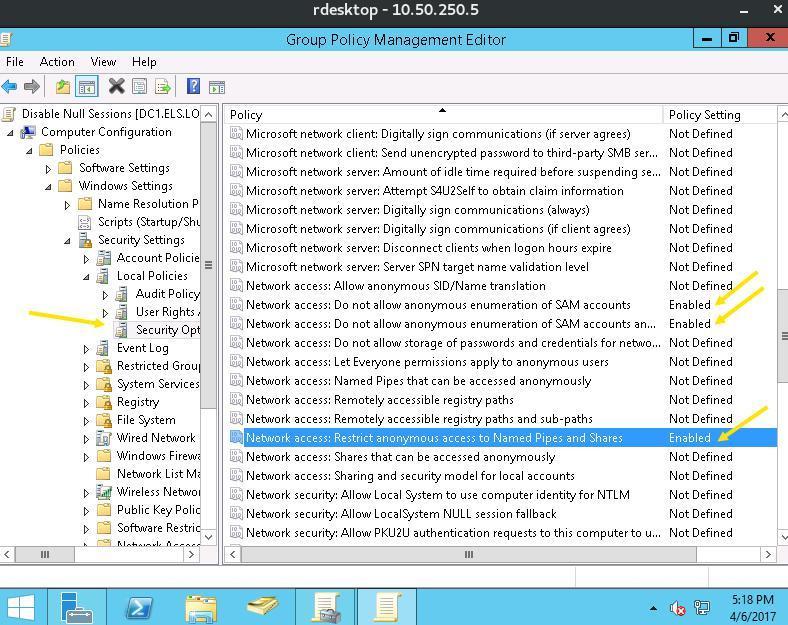 LAB 6 GROUP POLICY Practical Network Defense Labs LAB DESCRIPTION In the following lab, you can practice setting up different Group Policy Objects and applying them.