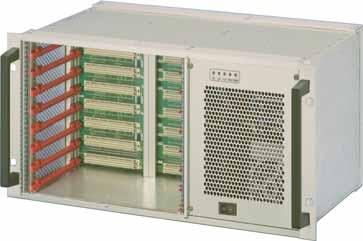 Systems VME subrack systems 4 U, 8 SLOT Main Catalogue System for horizontal board mounting with board format Backplane VME 8 slot, U, J1/J2 monolithic PSU, open frame, 444 W (400 W at < 180 V AC )