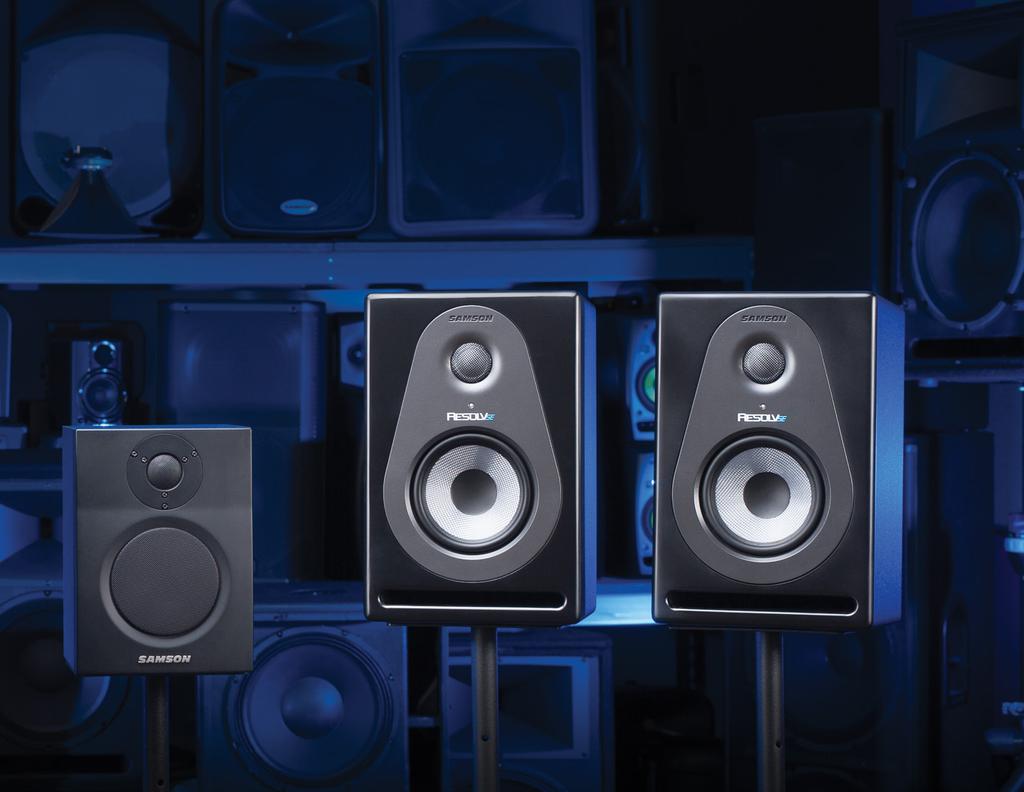 MEDIA ONE BT ACTIVE STUDIO MONITORS WITH BLUETOOTH 2-way active studio monitors with rear-vented, precision-tuned port enclosures (sold in stereo pairs) Bluetooth connectivity to connect wireless