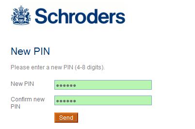 After the first successful eservices log on, you will be required to change your PIN immediately.