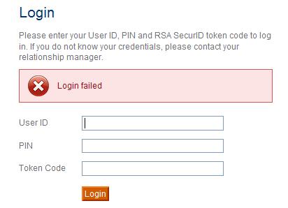 eservices login window, the input is checked directly.