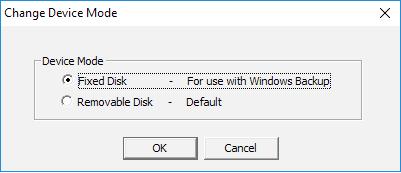 Choose Fixed Disk and click OK.