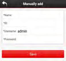 created new user name and password to the user you