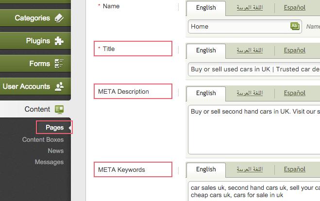 Adding metadata to pages Once you site is hidden behind the Under Construction page you may proceed with setting up its SEO taking as long as you need, and you won't have to worry that search engines