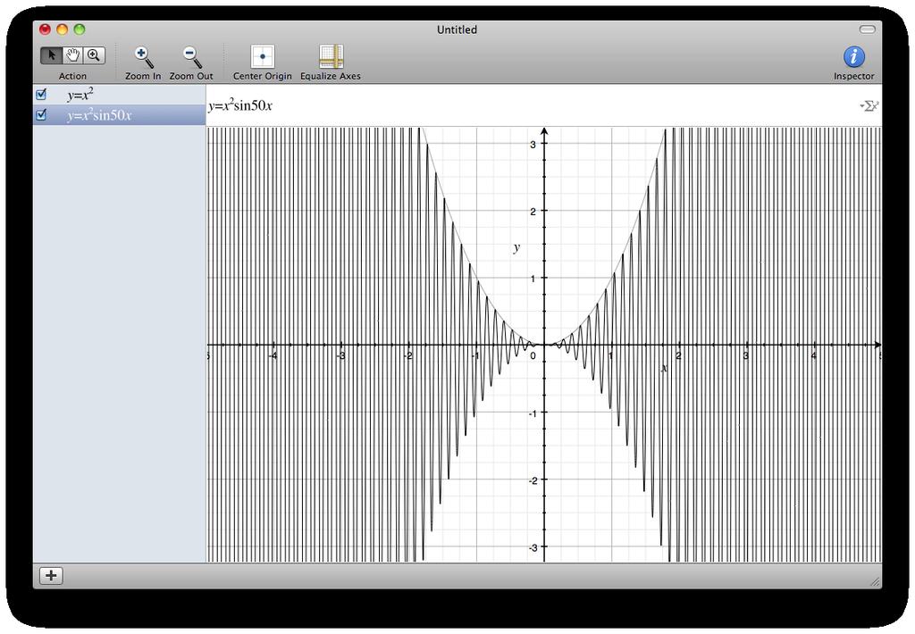 8 You can graph several functions at once by clicking on the big plus in the bottom left corner, and