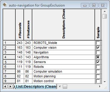 Using Group Exclusion (x) in new dataset operations The group membership check box has three states: blank, checked, and excluded (x).