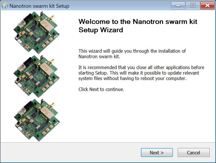 Software Installation 5 5 Software Installation To install the swarm kit, do the following: 1 Run the INSTALLATION