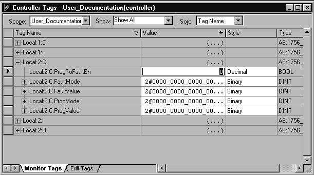 A-12 Using Software Configuration Tags Changing Configuration Through the Tags Some configurable features are changed on a module-wide basis and some on a point-by-point basis.