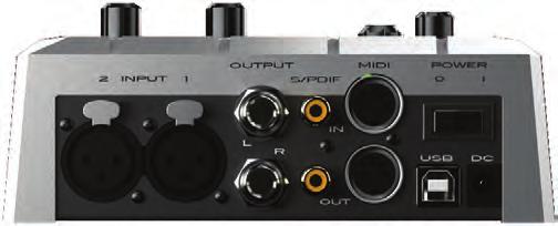 Owner s Manual 1/4 TRS BALANCED ANALOG OUTPUTS Connect these outputs to the inputs of your powered studio monitors or power amp.