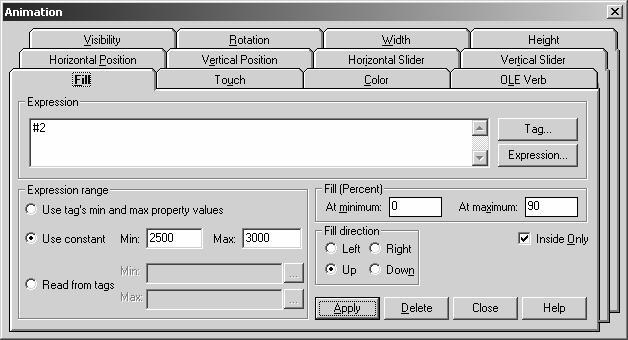 parameter files. The single graphic display would contain tag placeholders instead of actual tag names. When the generic graphic display is shown, it will be associated with real tags.