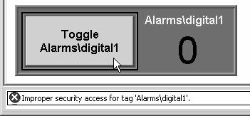 12-22 Remain logged in as operator. Test your access to o the Tank Data graphic o the alarm tags in the Alarm graphic Click the Login button. Login as maintenance.